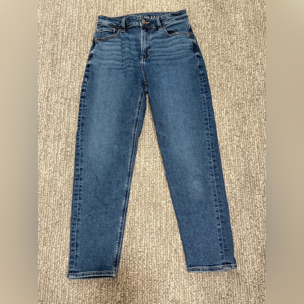 American Eagle Outfitters Dark Blue Mom Jeans